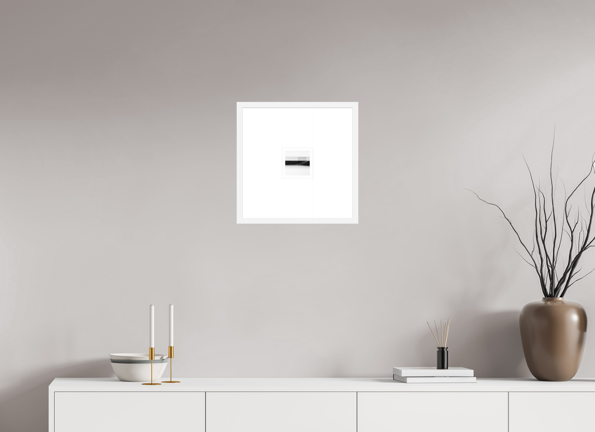 10 x 10 cm, White Large Acrylic Chat SQ