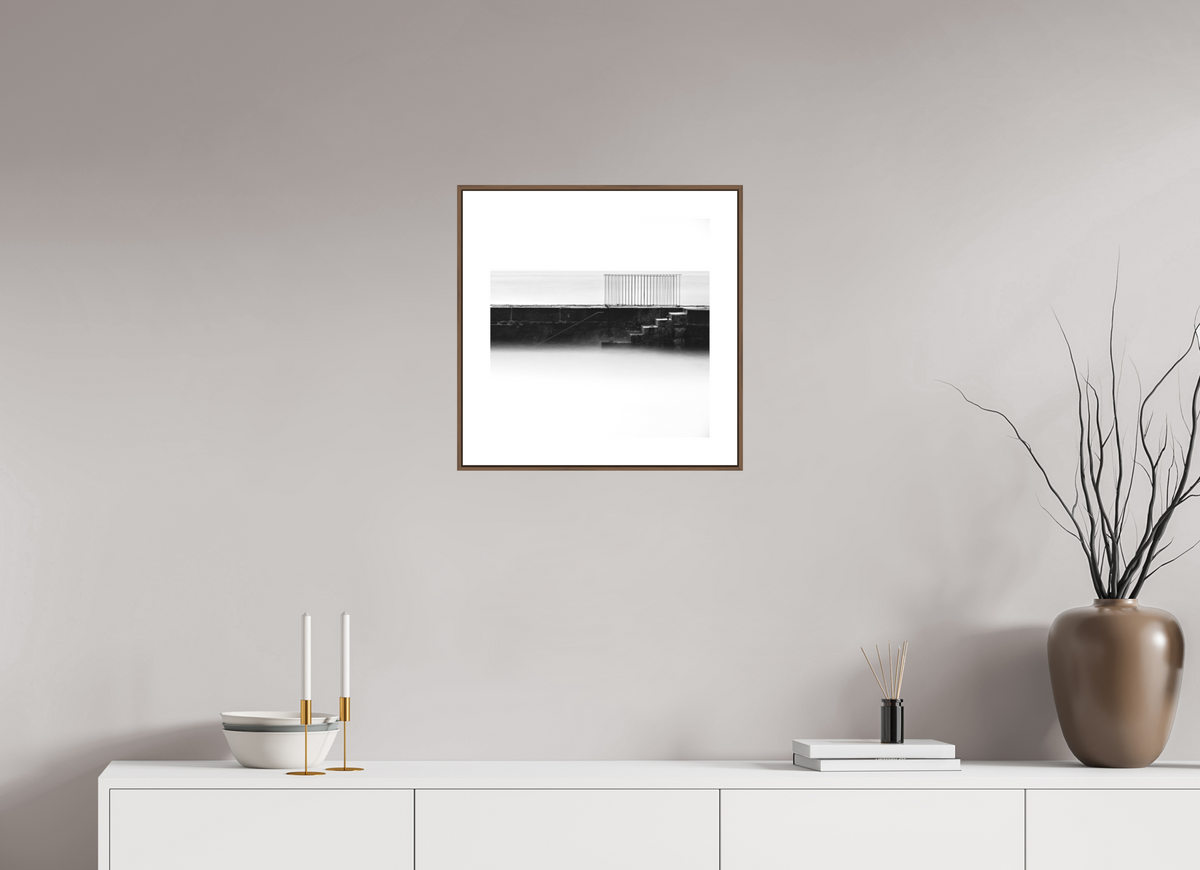 40 x 40 cm, Walnut Floater Coumeenole Study I